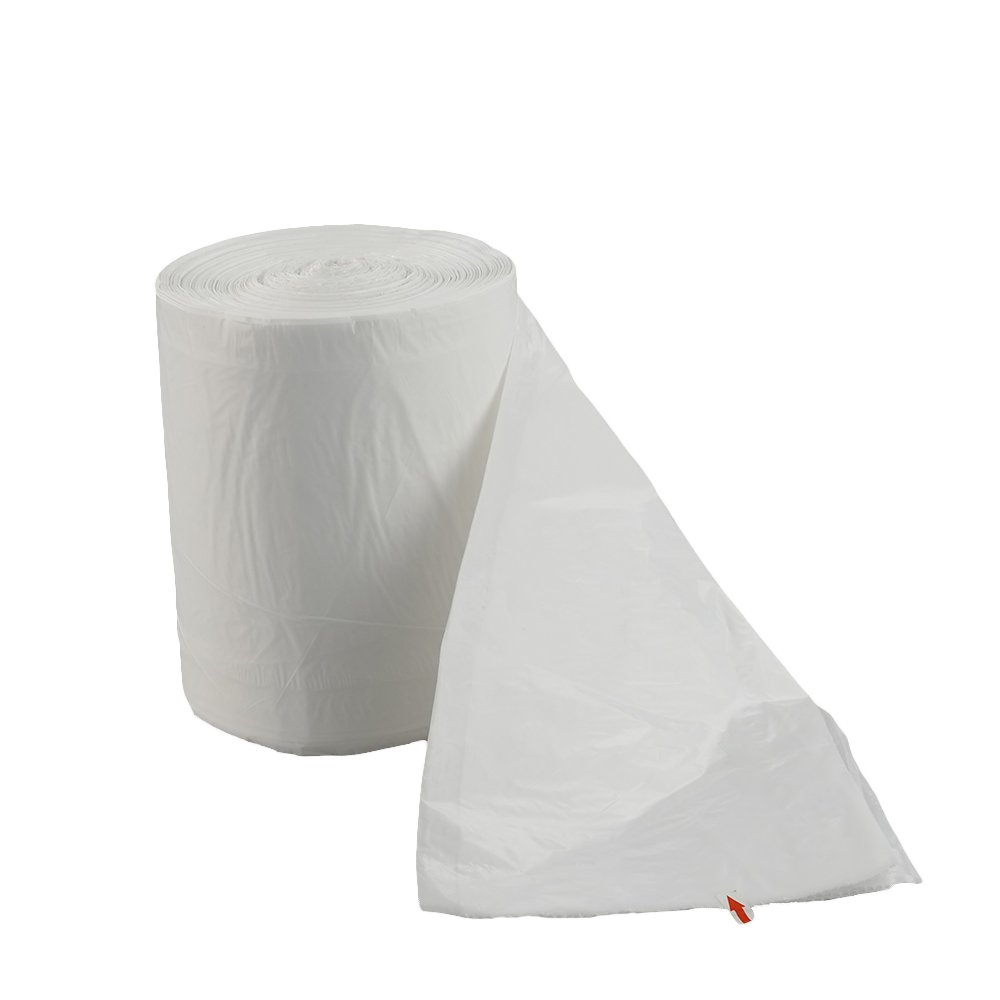 Ggbin 18 Gallon Large Trash Bags - Heavy Duty White Kitchen Garbage Bags (80 Count) for Home, Office, Lawn & Leaf Cleanup | Durable Waste Disposal Solution