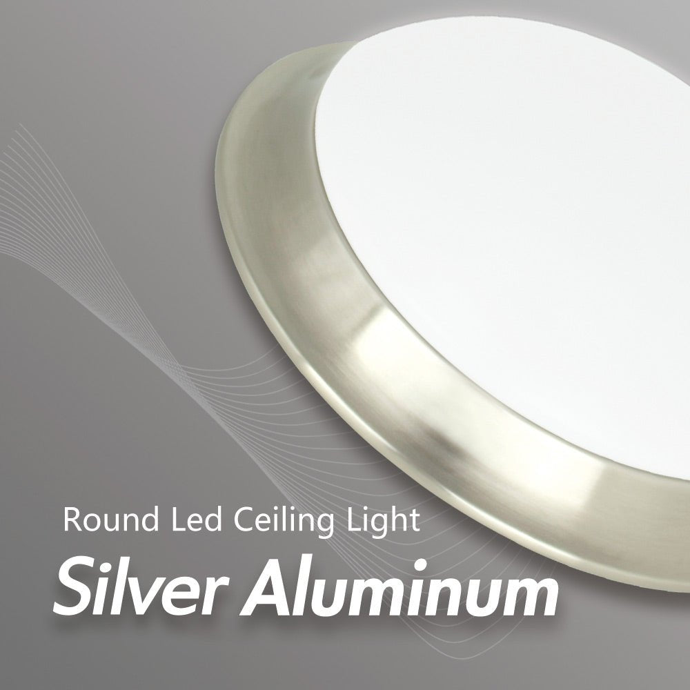 Depuley 24W Remote Control LED Ceiling Light - 11 Inch Dimmable Flush Mount Fixture, Adjustable Brightness Round Light for Bedroom, Kitchen, Bathroom (IP44 Waterproof) - Perfect for Modern Home Lighting & Interior Decor