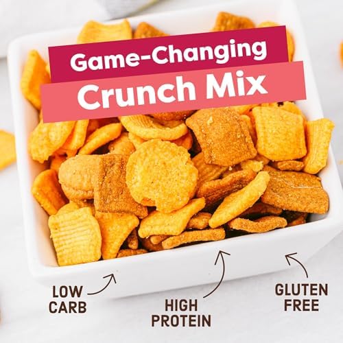 Catalina Crunch Spicy Kick High Fiber Protein Snack Mix - Low Carb, Keto Friendly, Gluten Free | Healthy On-The-Go Snacks for Work, Gym & Travel | Pack of 3