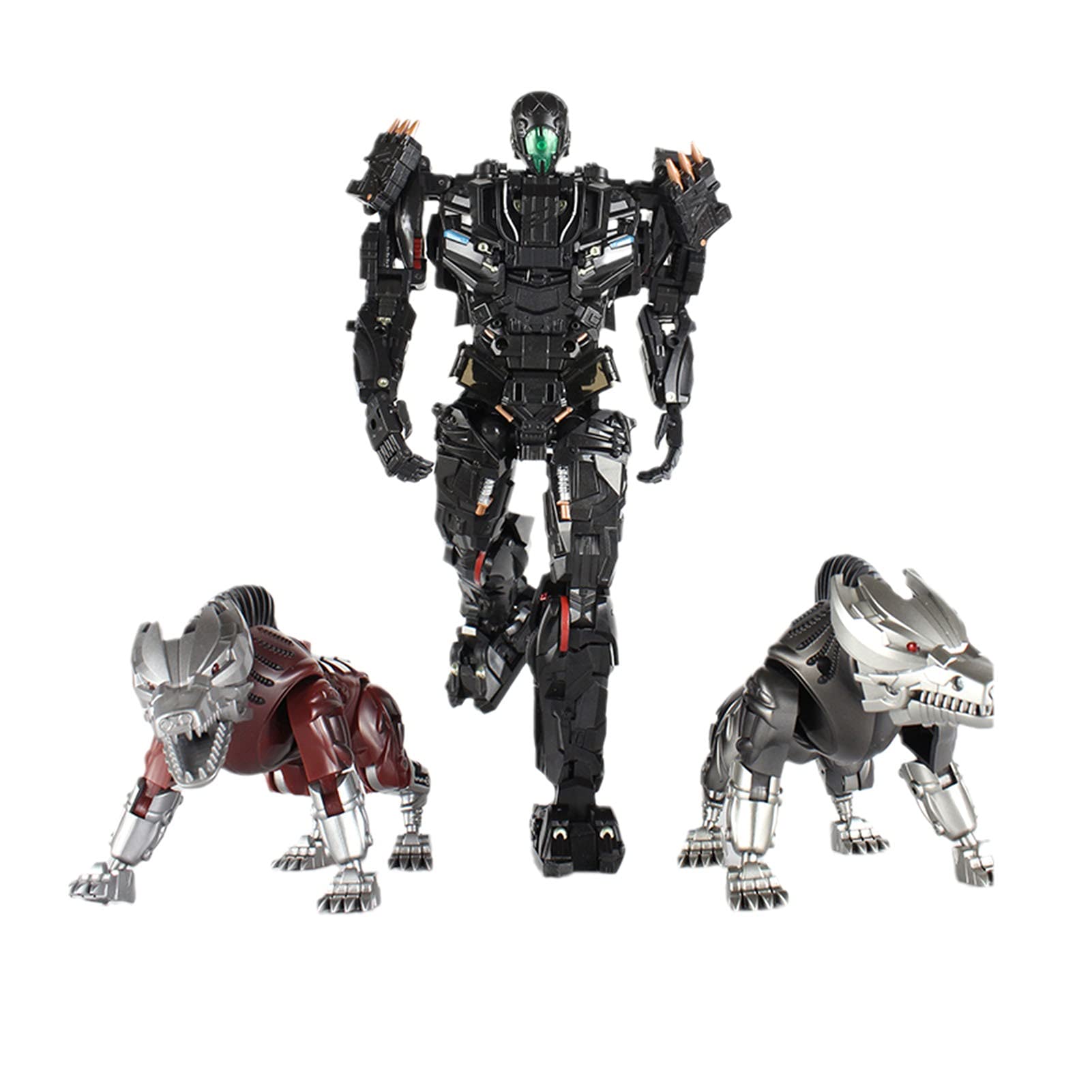 VT01 Deformation Lockdown Transformer Toy with Two Dogs - Collectible Action Figure for Kids & Adults - Perfect Gift for Birthday, Christmas & Playtime Scenes