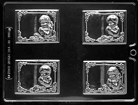 Cybrtrayd Communion Boy & Girl Book Chocolate Candy Mold Set - Includes Copyrighted Chocolate Molding Guide & Optional Candy Packaging - Perfect for Baptism, First Communion & Religious Celebration Treats