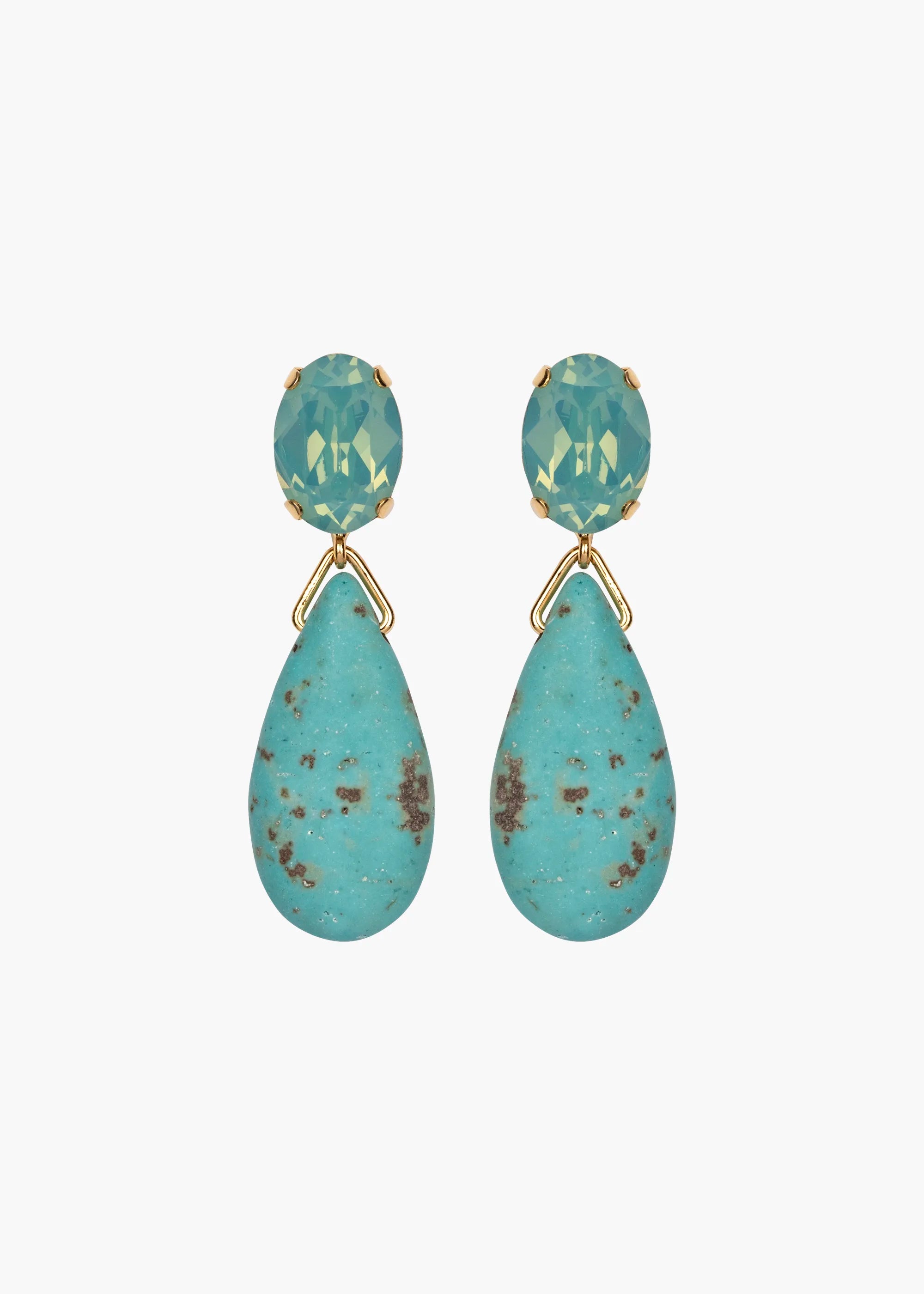 Sanremo Turquoise Earrings for Women – Handmade Boho Chic Jewelry for Casual & Party Wear