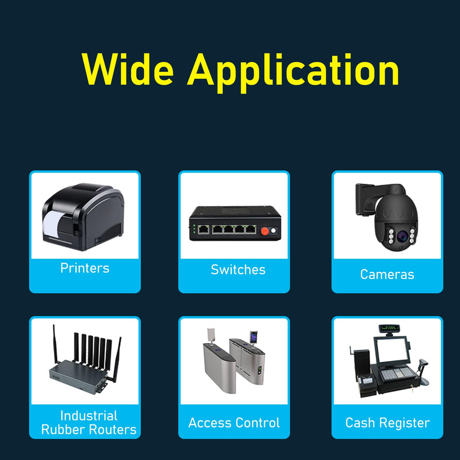 19V Mini UPS Backup Battery Power Supply - Stable Current Protection for Routers & Security Cameras | ABS PC Material | Ideal for Home & Office Network Equipment