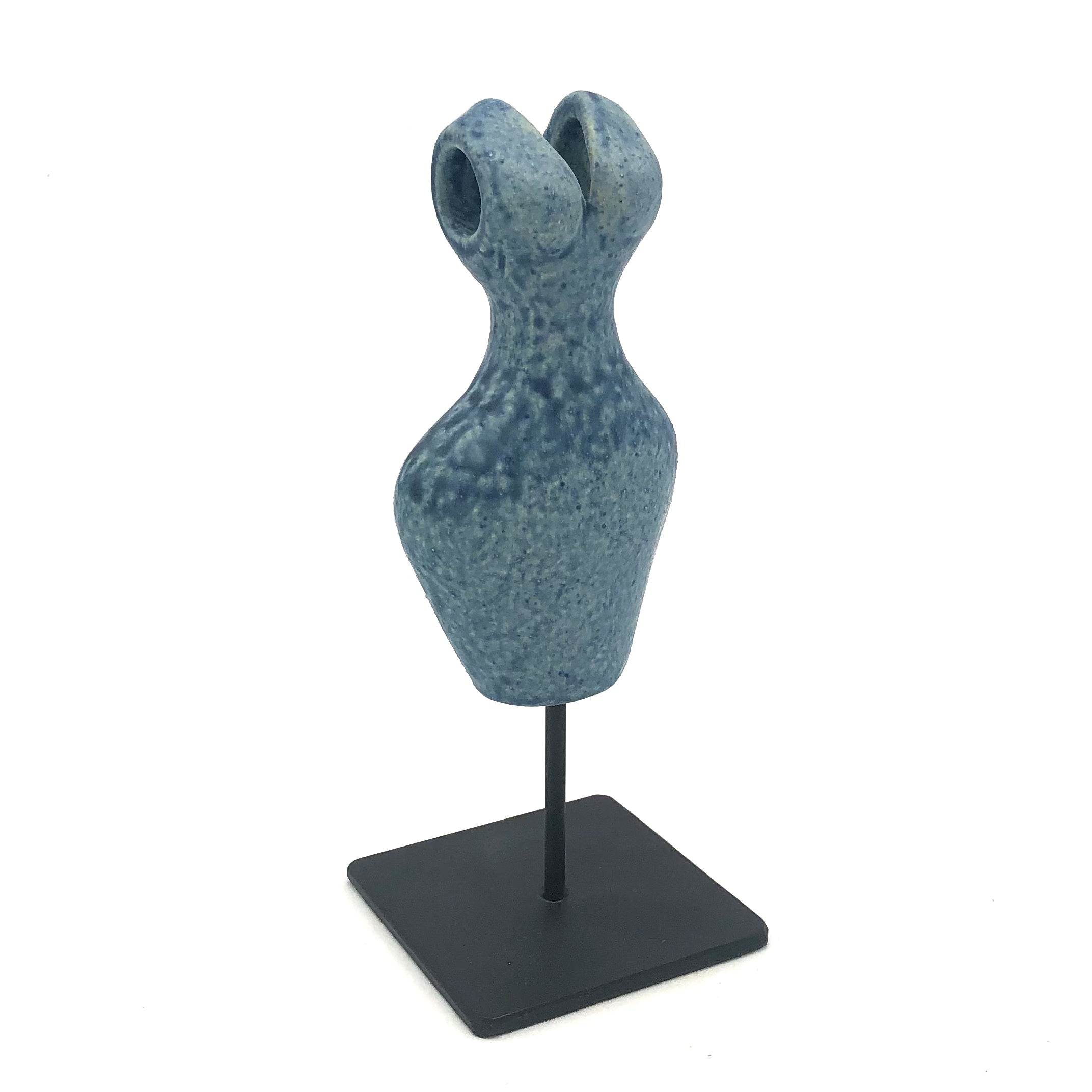 Cathy Broski Ceramic Sculpture on Base - Assorted Dresses Design - Elegant Home Decor, Office Display, and Gift Idea