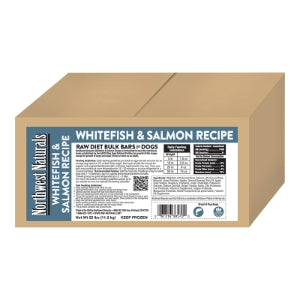 Premium Whitefish & Salmon Raw Dog Food - Grain-Free, Natural Ingredients for Optimal Canine Health | Ideal for Raw Diet, Puppies & Adult Dogs - Northwest Naturals