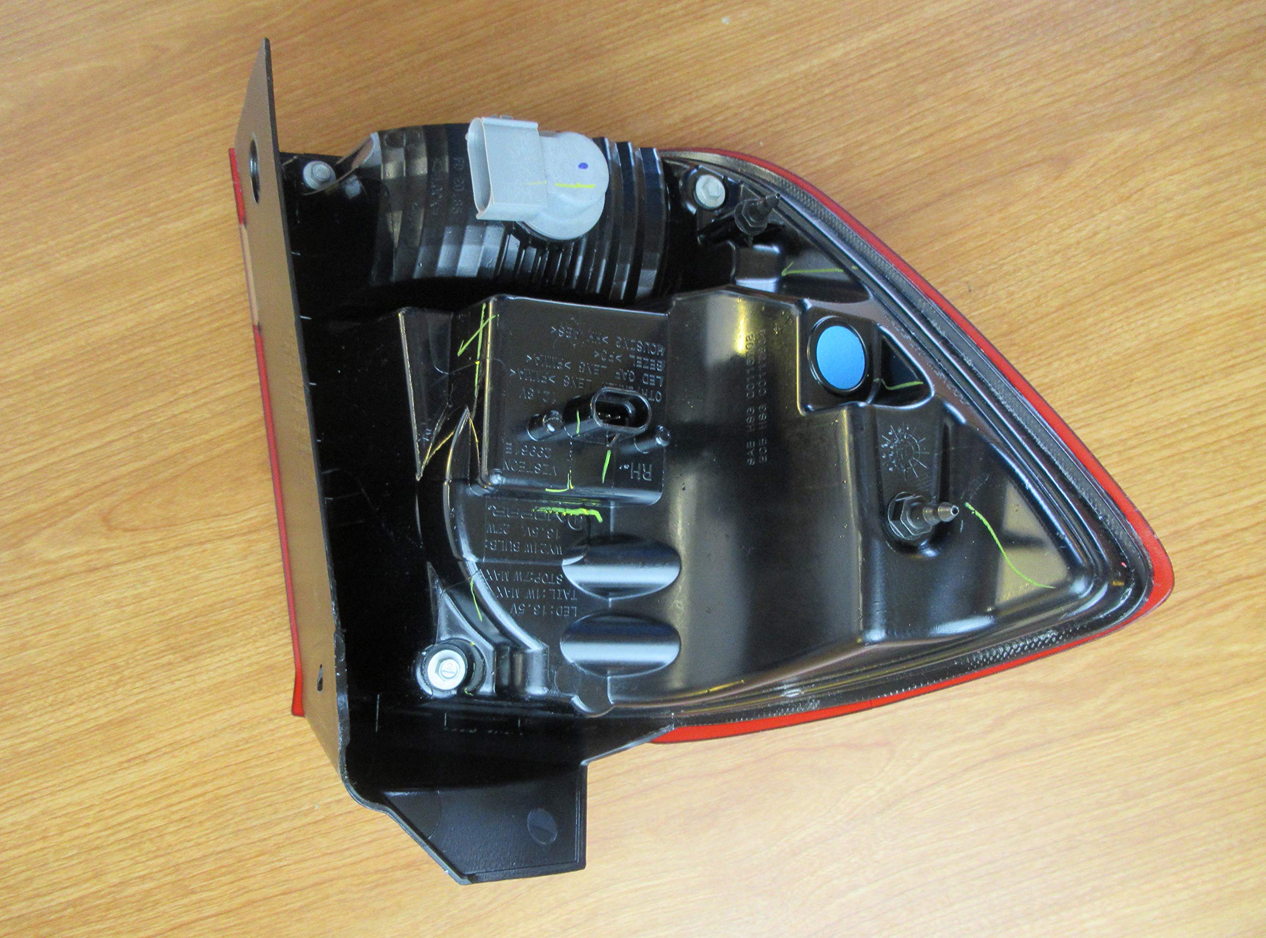 Dodge Journey Passenger Side LED Tail Light Stop Turn Signal Lamp Mopar OEM Replacement - Perfect for Night Driving & Enhanced Safety