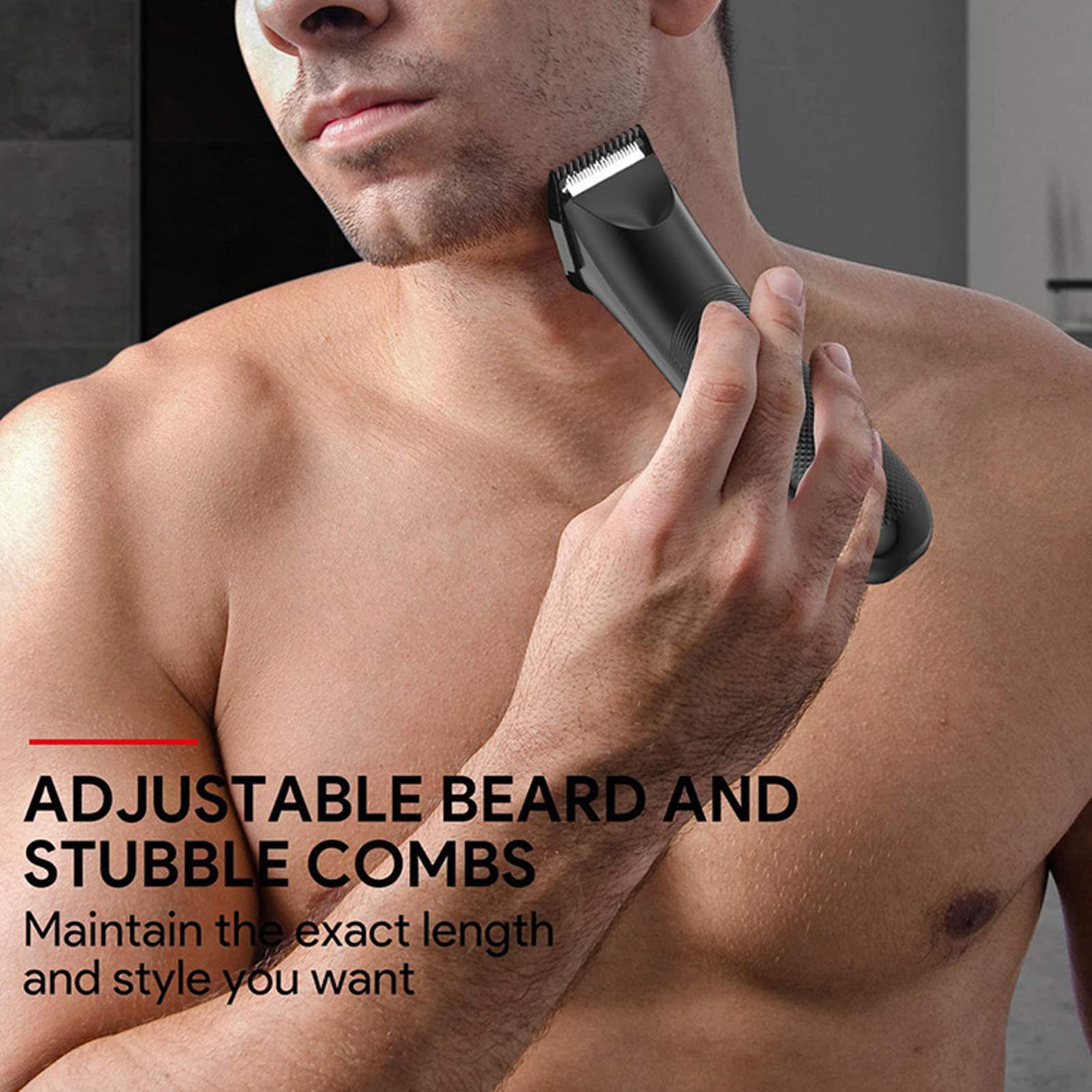 Professional Electric Body Hair Trimmer & Epilator - Rechargeable Cordless Shaver for Men & Women - Portable Hair Clipper for Salon & Home Use - Perfect for Travel, Gym, and Personal Grooming