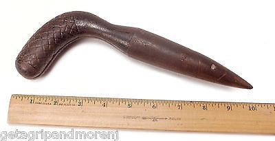 Antique 1800s Cast Iron Garden Plant Dibble Tool by Peter Henderson Co - Perfect for Planting Seeds, Bulbs & Seedlings in Vintage Style Gardens