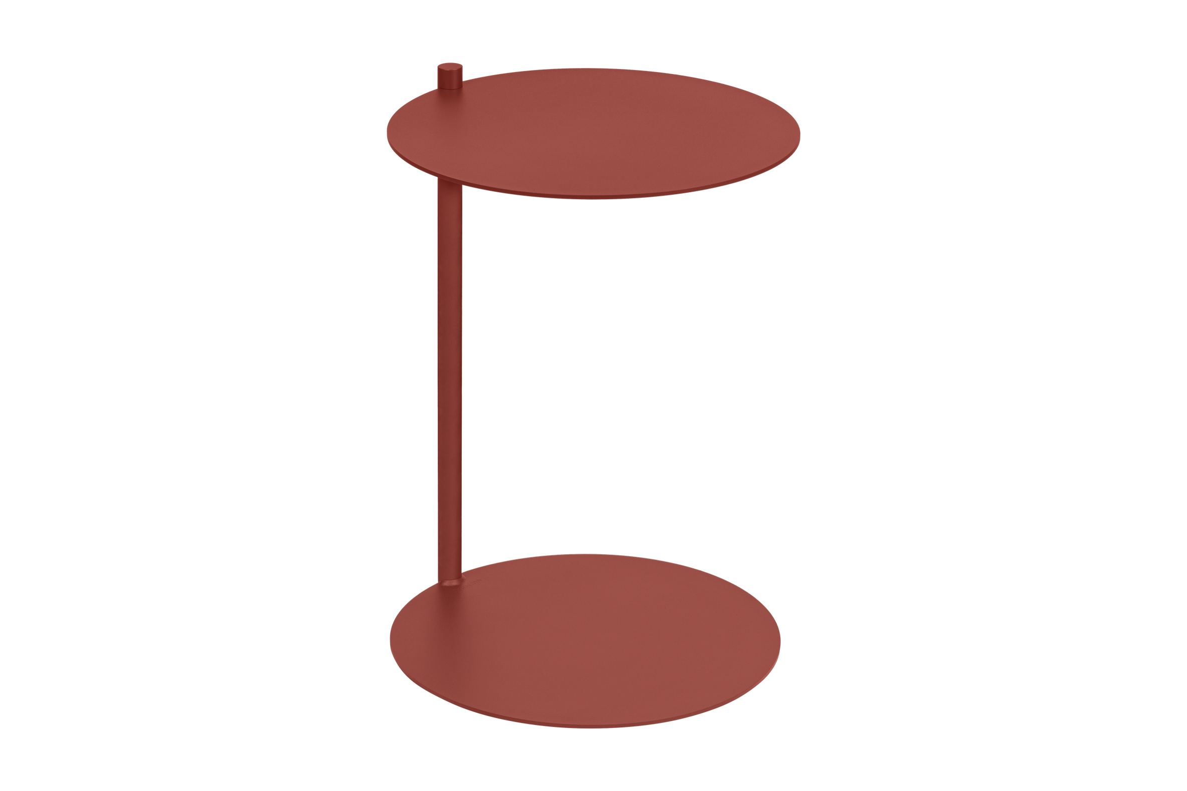 Ande End Table - Auburn Red Wooden Side Table for Living Room, Bedroom, or Office - Perfect for Holding Lamps, Books & Decor