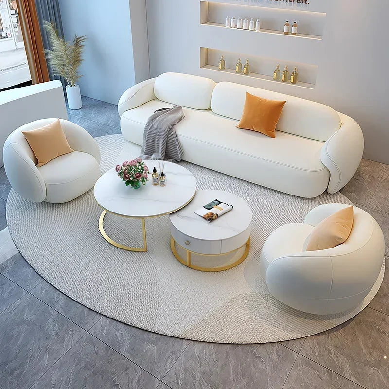 Minimalist Puff Sofa - Modern Comfortable Lounge Chair for Living Room, Bedroom & Office | Stylish Home Decor for Small Spaces
