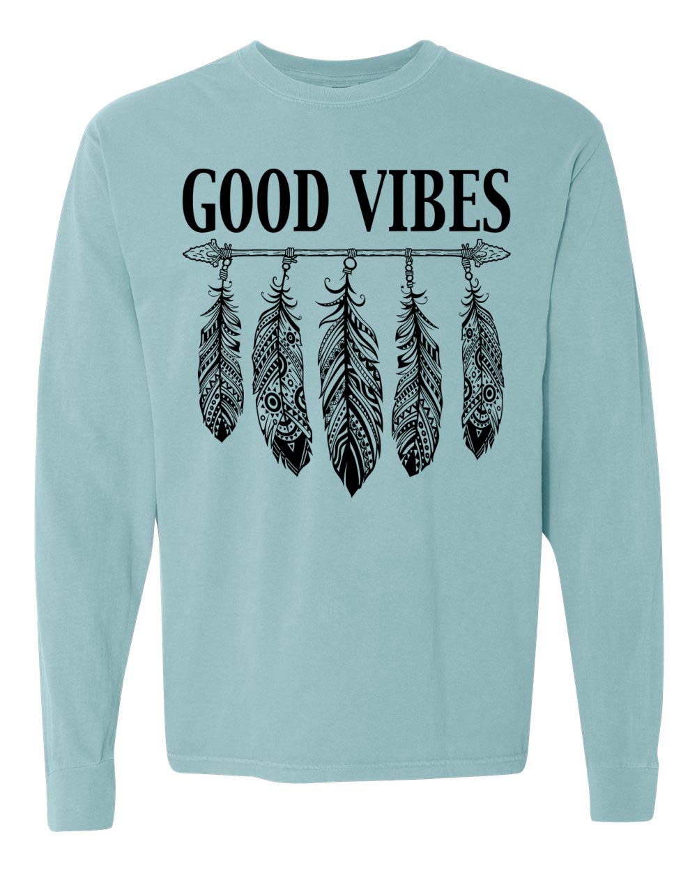 Native American Dreamcatcher Mosaic Graphic Long Sleeve T-Shirt | Washed Vintage Streetwear | Festival Outfit & Boho Chic Style