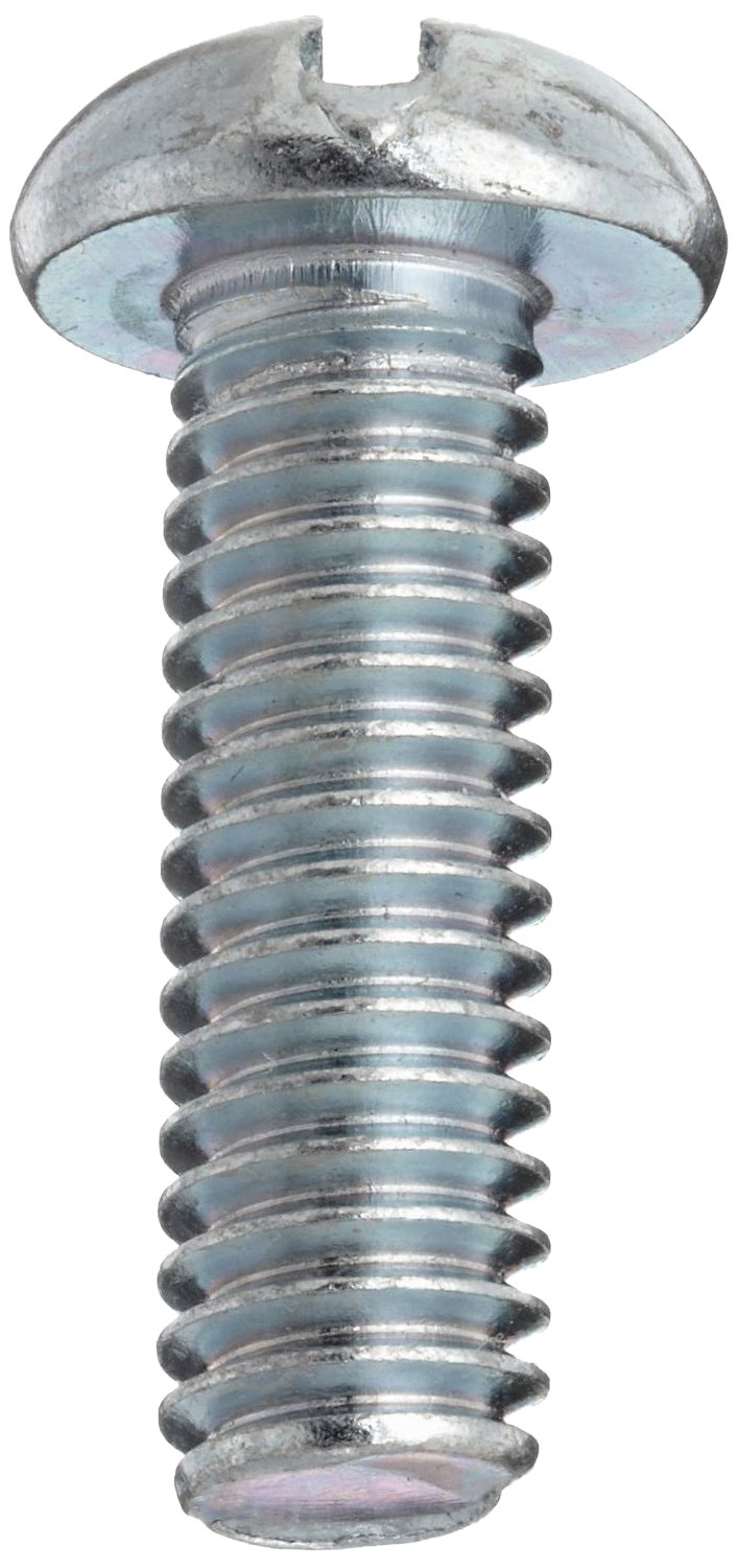 #8-32 UNC Steel Machine Screws, Zinc Plated, 2-1/4