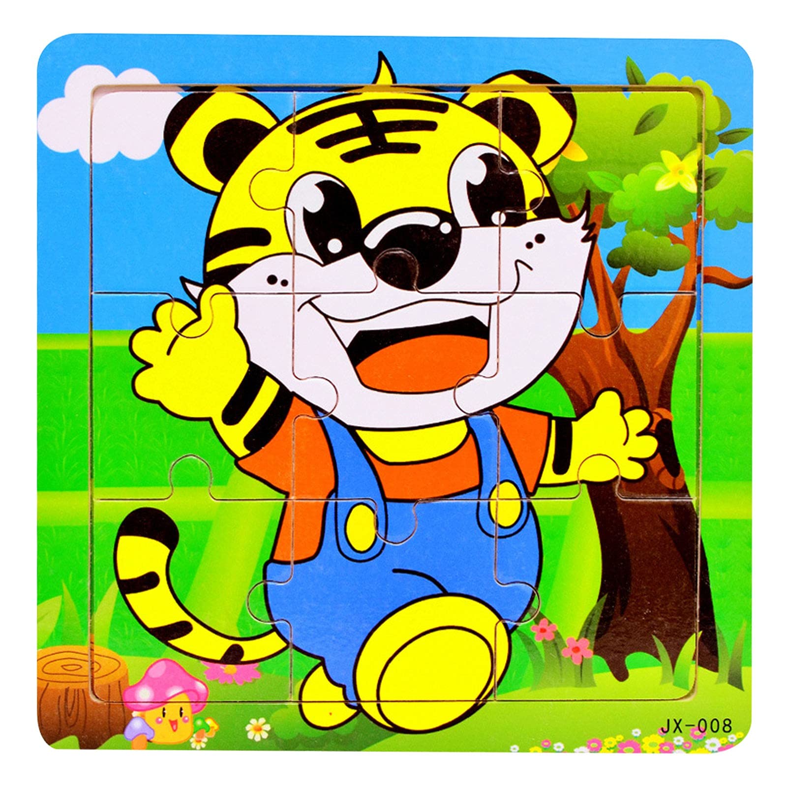 Best Wooden Puzzle Toys for Kids Ages 3-7 | Educational Preschool Learning Games | Perfect Gift for Boys & Girls | Fun Indoor Activities & Birthday Party Favors