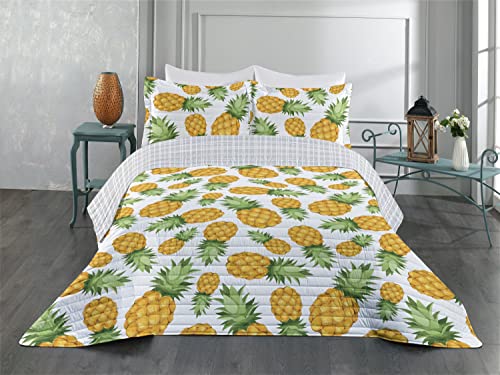 Fern Green Mustard White