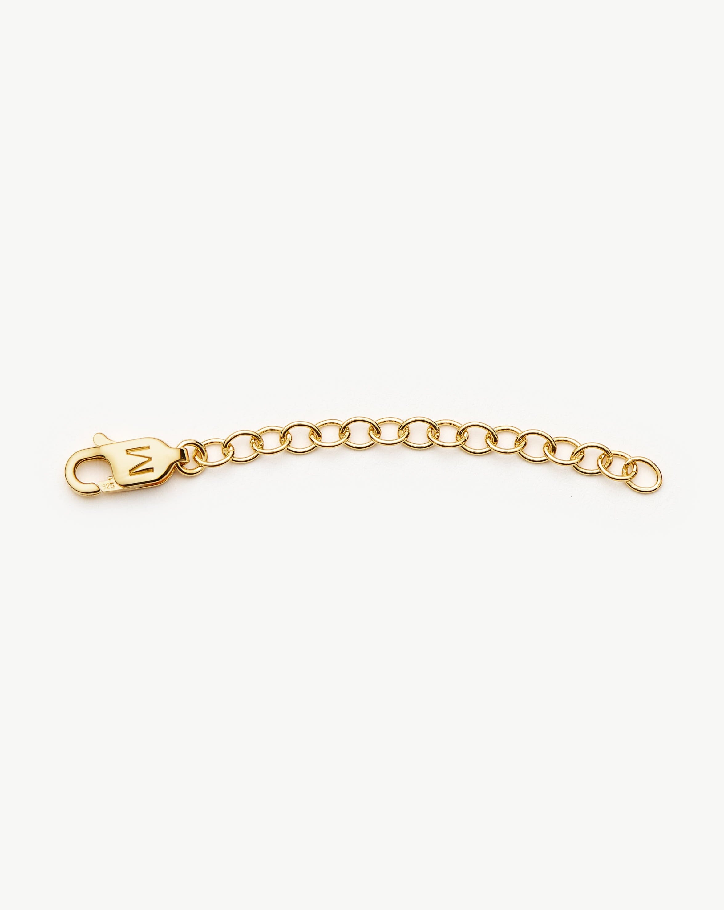 Adjustable Chain Necklace Extender - 18k Recycled Gold Vermeil Jewelry Extender for Layering & Custom Length Necklaces | Perfect for Pendants, Lockets & Personalized Gifts