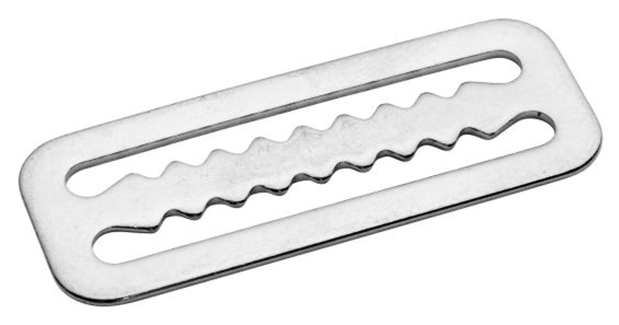 BTS 50mm 2-Inch Stainless Steel Triglide 3-Bar Buckle with Sawtooth Bar A11910211 - Heavy Duty Adjustable Fastener for Backpacks, Belts & Outdoor Gear