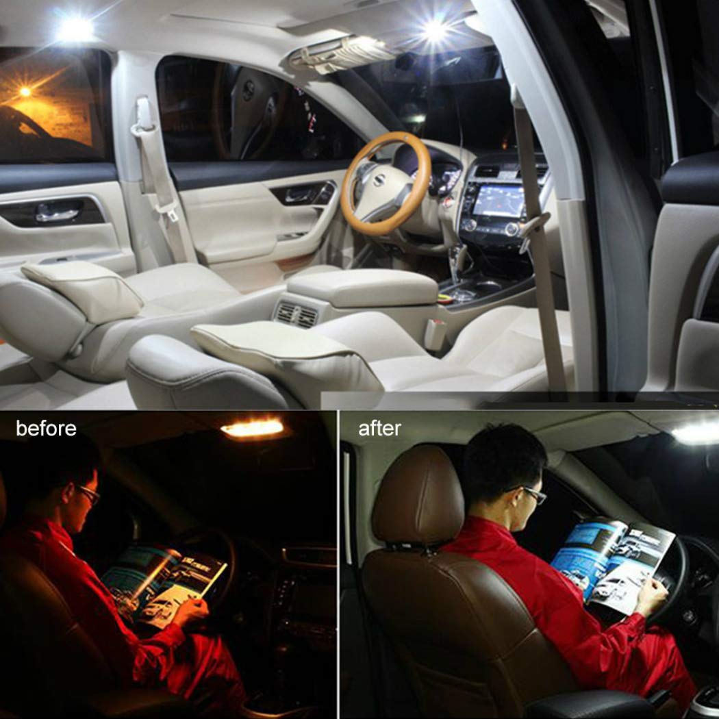 Super Bright LED Bulbs for Q5 Reading Lights - Xenon White, Error Free CANBUS, 26Pcs Interior Car Lights (Dome, Map, Door, License Plate) - Perfect for Night Driving & Interior Illumination