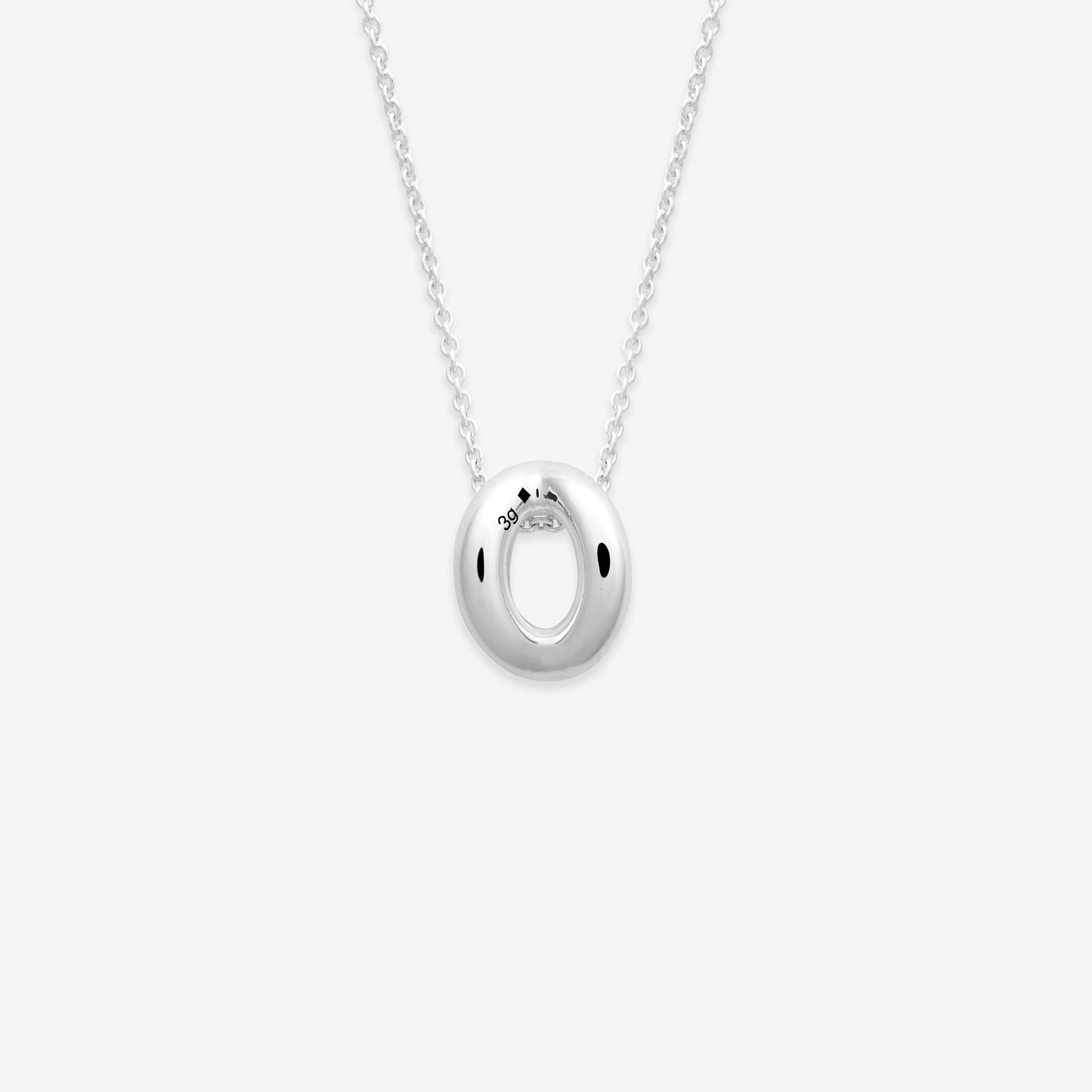 3g Polished Sterling Silver Entrelacs Pendant Necklace - Elegant Jewelry for Women, Gift for Her, Valentine's Day, Anniversary, Birthday - Perfect for Everyday Wear & Special Occasions