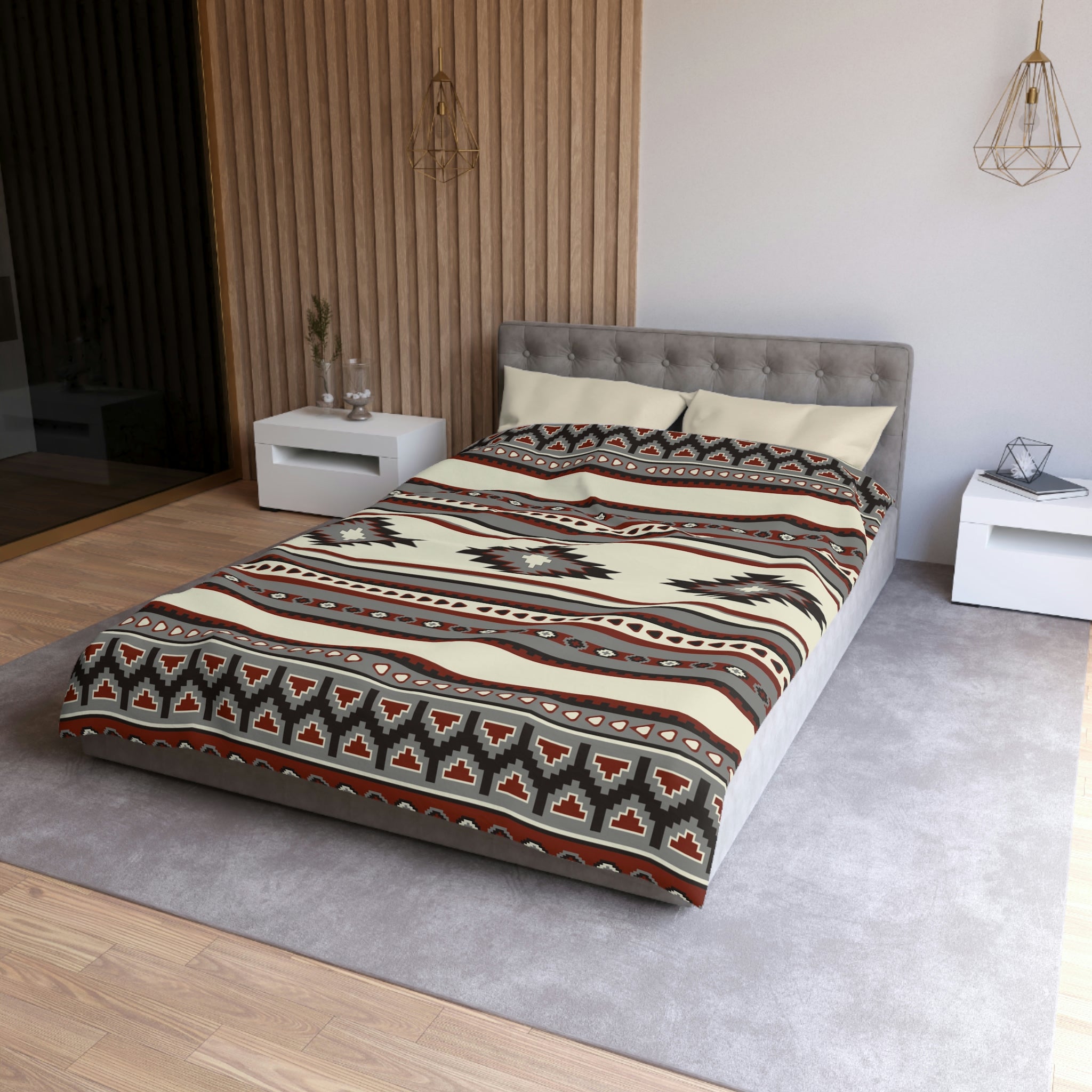 Spirit Canyon Microfiber Duvet Cover Set - Southwestern Style Bedding for Queen & Twin Beds | Soft & Breathable Bedroom Decor for Cozy Sleep & Southwestern Themed Rooms