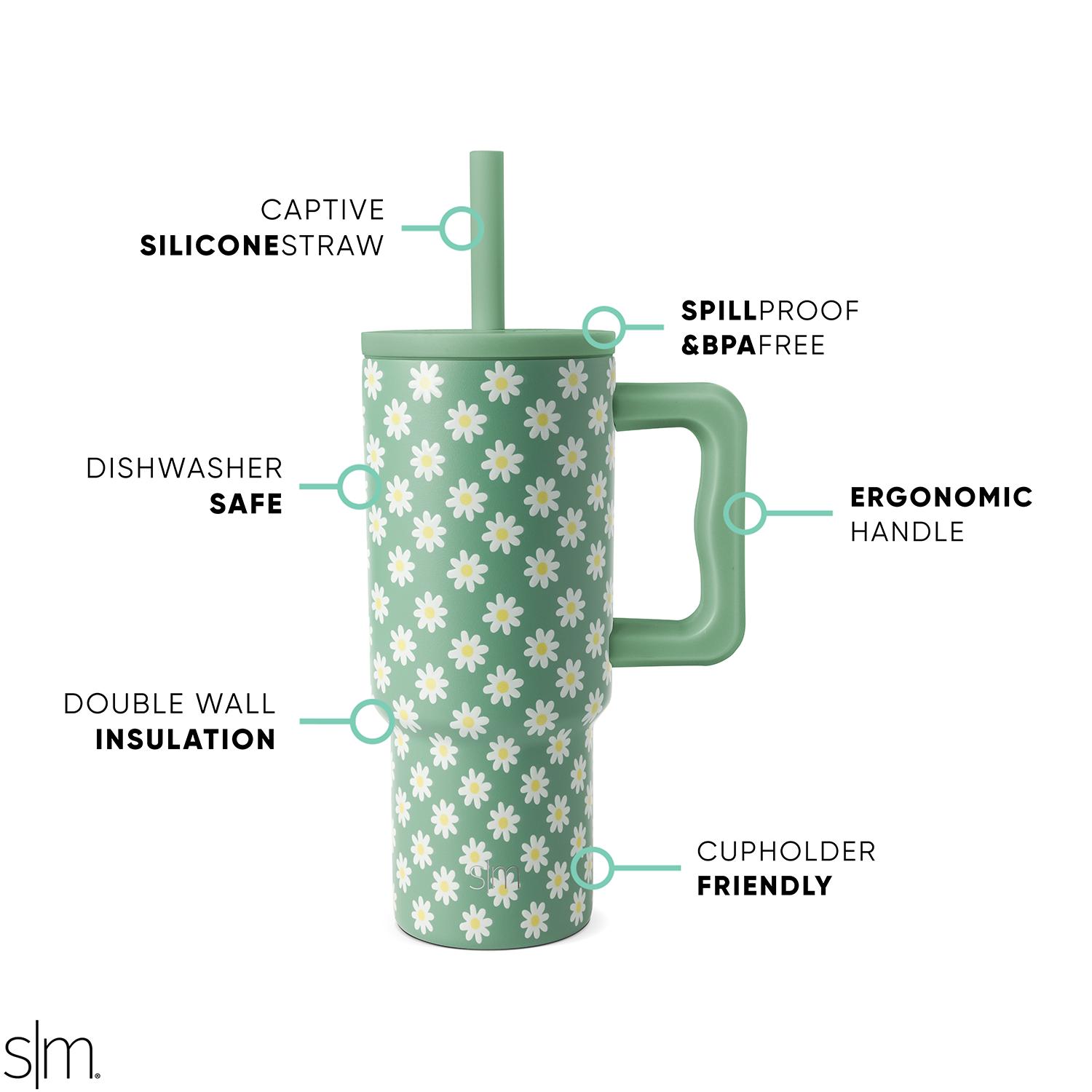 Kids Insulated Water Bottle with Silicone Straw Lid - Leakproof Stainless Steel Tumbler for School, Sports & Outdoor Activities