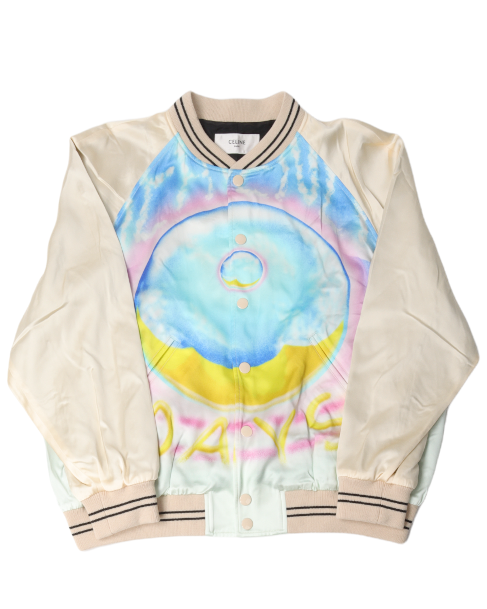 Heavenly Days Printed Satin Teddy Jacket - Soft & Stylish Women's Outerwear for Fall & Winter | Perfect for Date Nights & Casual Outings