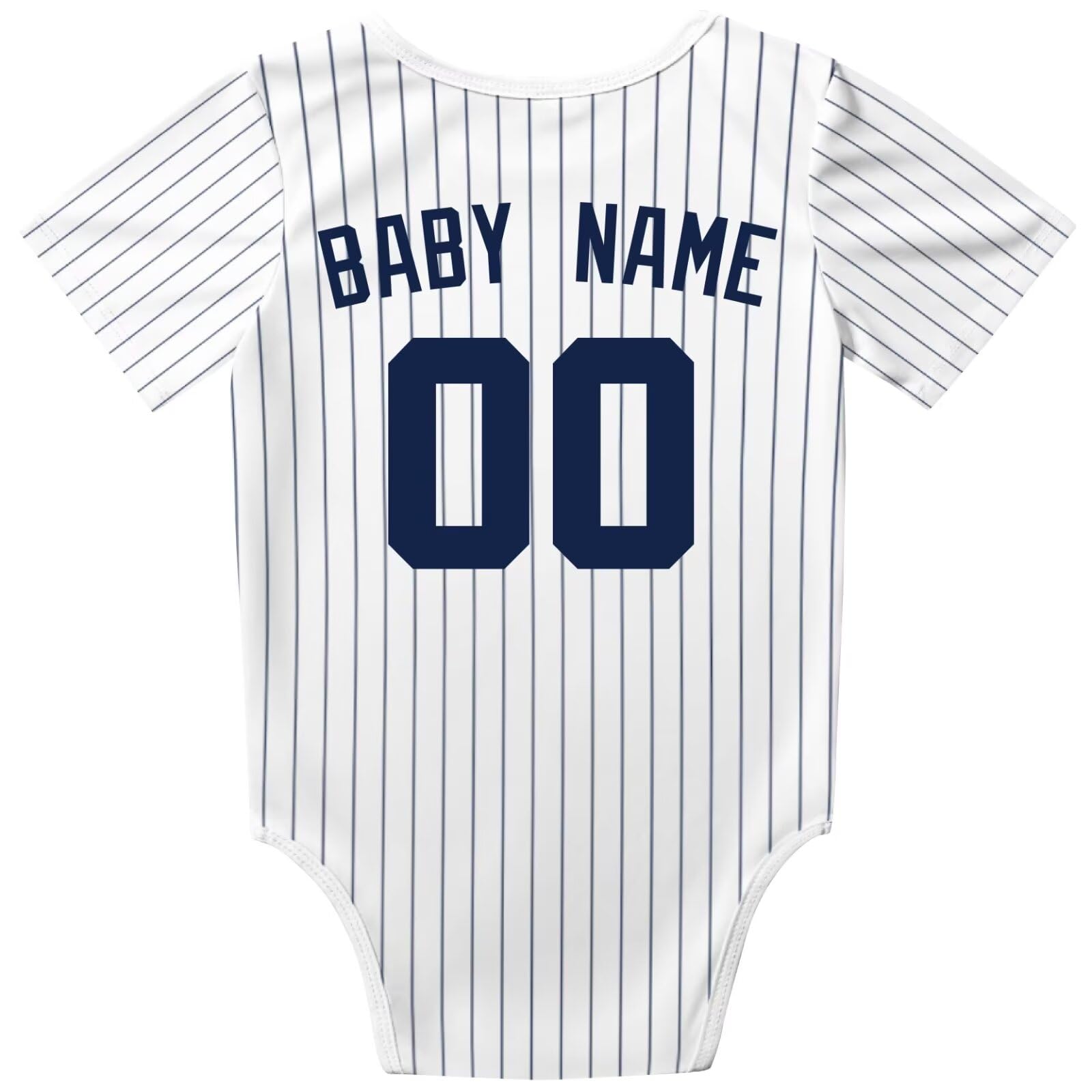 KREDE Personalized Baby Bodysuit - Custom Name & Number Unisex Onesie for Boys & Girls | Perfect for Birthdays, Photo Shoots & Family Gifts