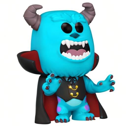 Funko Pop Sulley as Vampire - Pixar Monsters Inc Amazon Exclusive #975 - Perfect for Halloween Decor & Disney Collectors