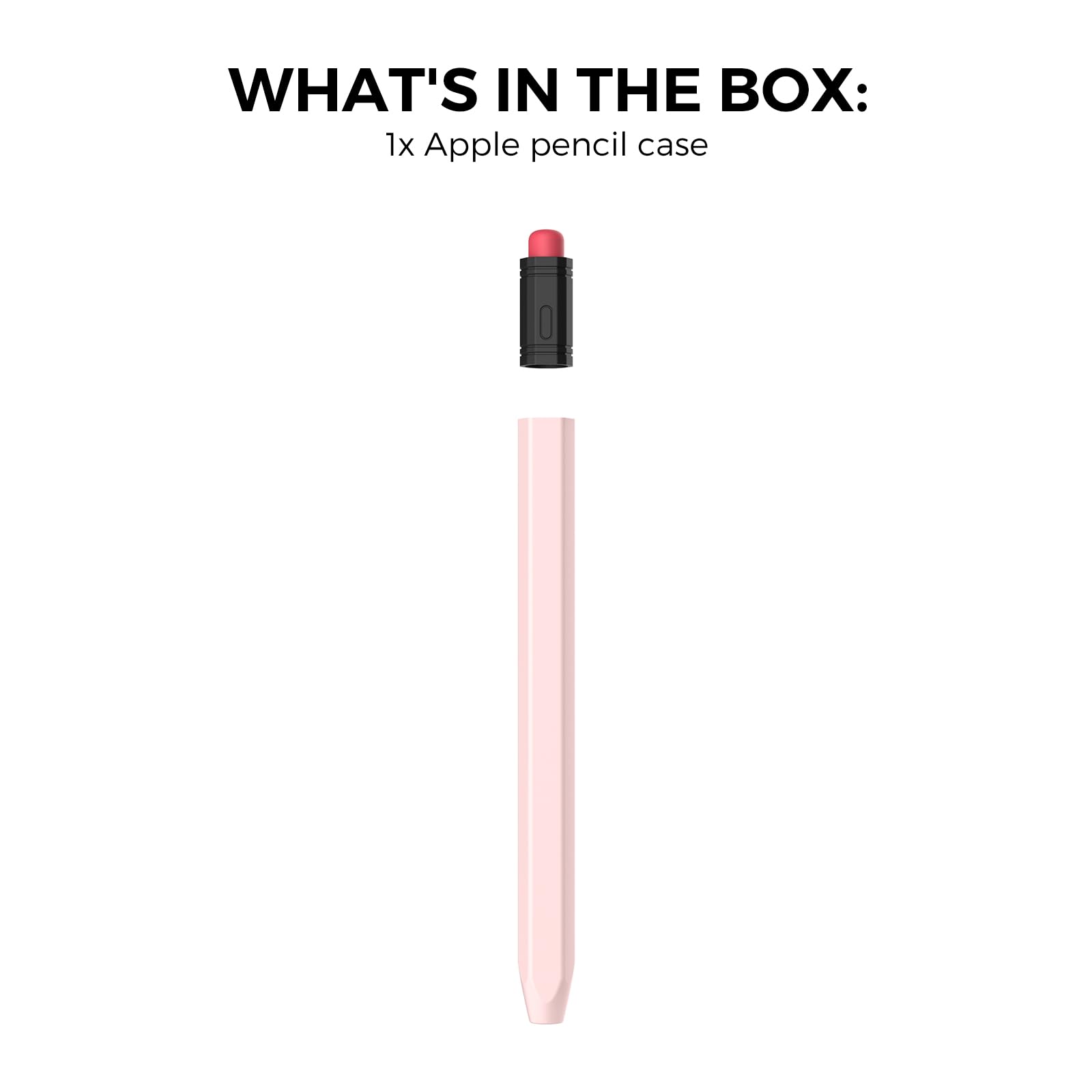 AhaStyle Classic Silicone Sleeve Cover for Apple Pencil USB-C - Protective Skin Holder with Grip, Compatible with Apple Pencil USB-C (Pink) | Perfect for Drawing, Note-Taking & iPad Accessories