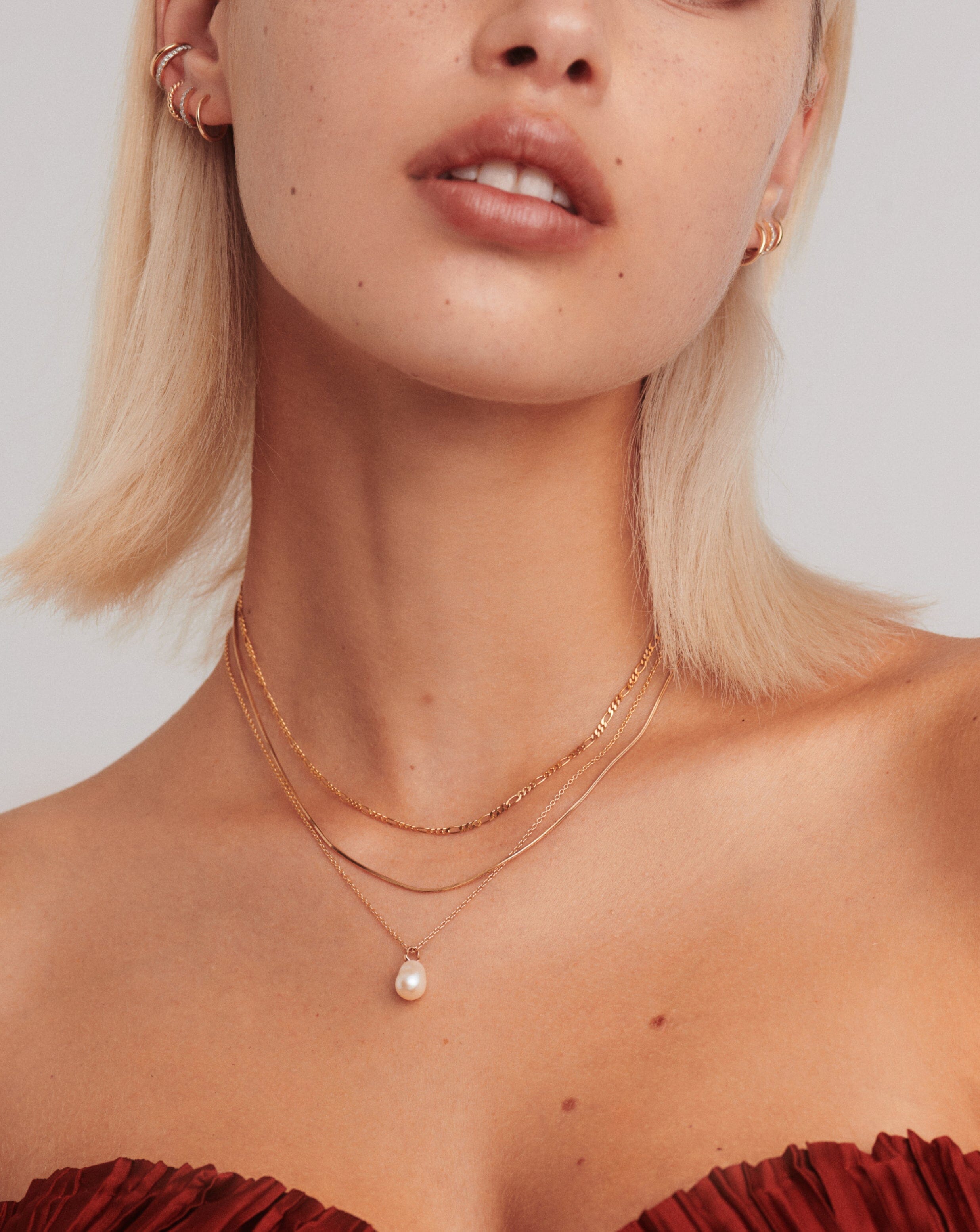 Elegant Baroque Pearl Pendant Necklace - Organic & Unique Jewelry for Women - Perfect for Weddings, Parties & Special Occasions