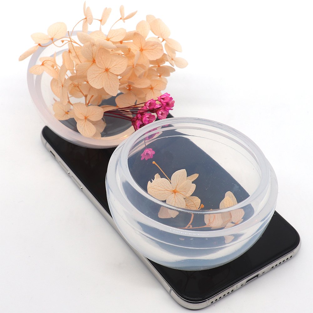 DIY Sphere Resin Molds - 6cm Large Round Silicone Molds for Epoxy Crafts, Jewelry Making & Home Decor