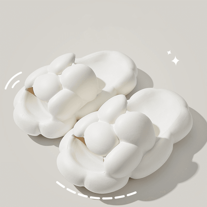 Puffy Comfy Cloud Slippers - Ultra Soft & Cozy House Shoes for Women & Men - Perfect for Indoor Relaxation, Lounging & Spa Days