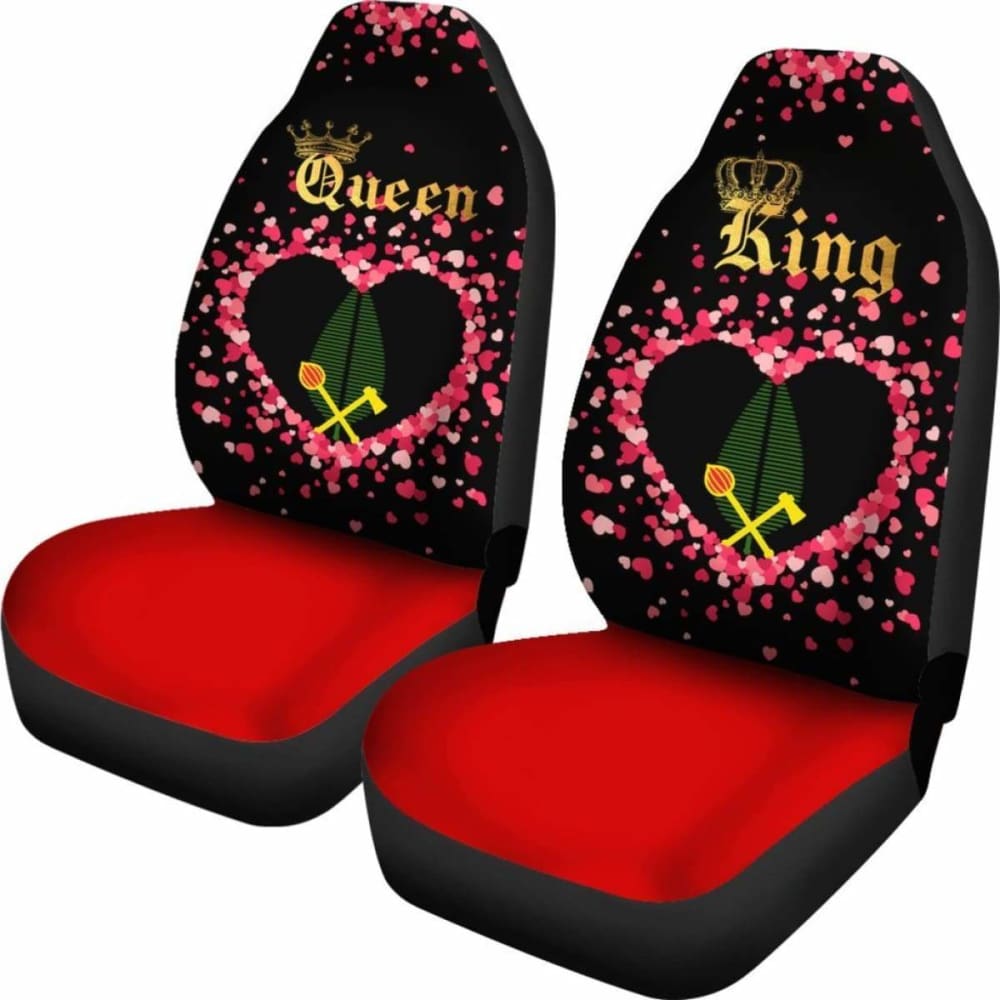 Premium Alo Wallis and Futuna Car Seat Covers - King/Queen Size Set of 2 (153908) - Luxury Protection for Leather & Fabric Seats - Perfect for Couples, Road Trips & Daily Commutes