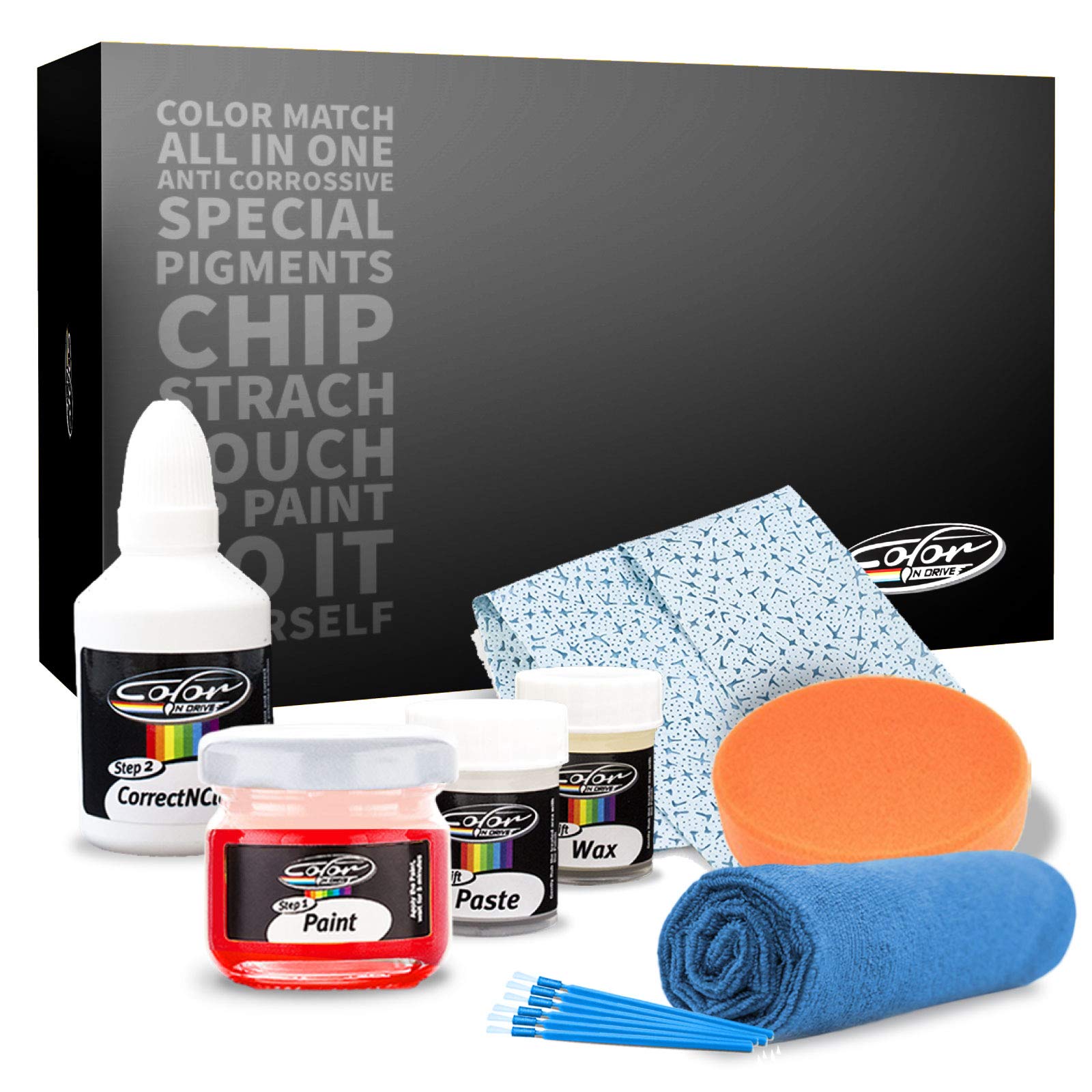 Dodge Automotive Touch Up Paint - HWL White Gold Metallic - Exact Match Scratch Repair Kit | Perfect for Car Door Scratches, Bumper Chips & Minor Paint Damage
