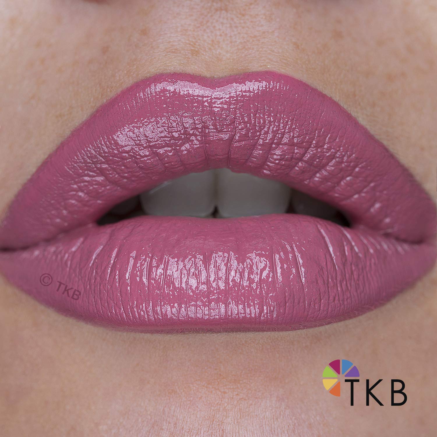 TKB Liquid Lip Color - 1 fl oz (30ml) Pigmented Lip Gloss Base for DIY Lipstick & Lip Gloss | Made in USA | Coming Up Roses Shade | Perfect for Makeup Artists & DIY Beauty Enthusiasts