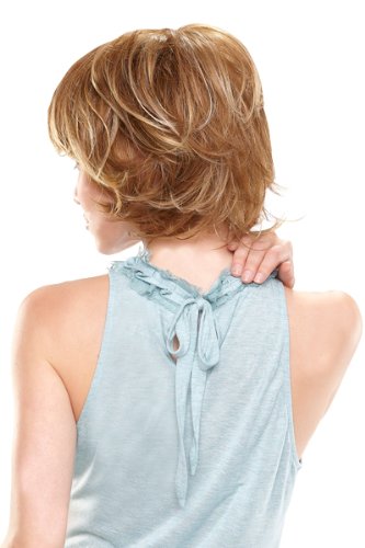 Jon Renau HEAT Synthetic Hair Topper - 24BT18S8 for Women | Heat Friendly & Natural Looking Hairpiece for Thinning Hair | Perfect for Everyday Wear, Styling & Special Occasions