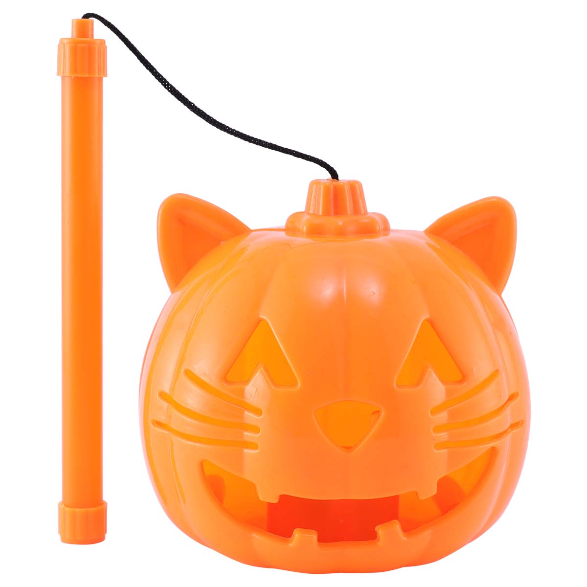 PartyKindom Halloween Portable LED Lantern - Pumpkin Shaped Hanging Light for Outdoor/Indoor Halloween Decorations, Parties & Home Decor