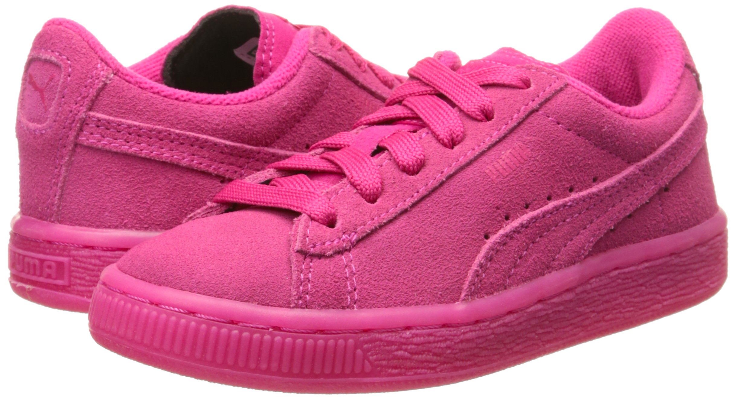 PUMA Suede JR Classic Sneakers for Kids - Beetroot Purple - Size 4 M US Big Kid | Comfortable School Shoes & Playtime Sneakers for Boys & Girls