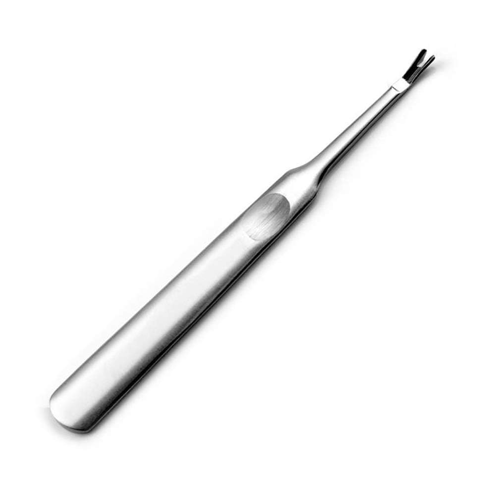 ZAUKY Professional Stainless Steel Dead Skin Fork Nipper Pusher Tool - 1PC Manicure Pedicure Kit for Nail Care, Cuticle Removal & Dead Skin Treatment - Perfect for Home Salon, Spa & DIY Nail Grooming