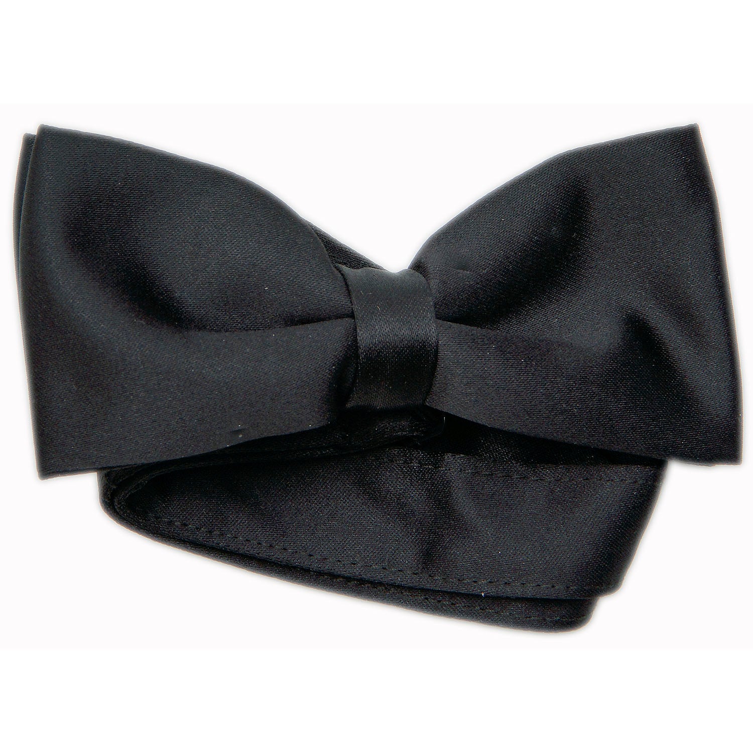 Broadway Tuxmakers 100% Silk Men's Black Bow Tie - Premium Formal Accessory for Weddings, Prom & Black Tie Events