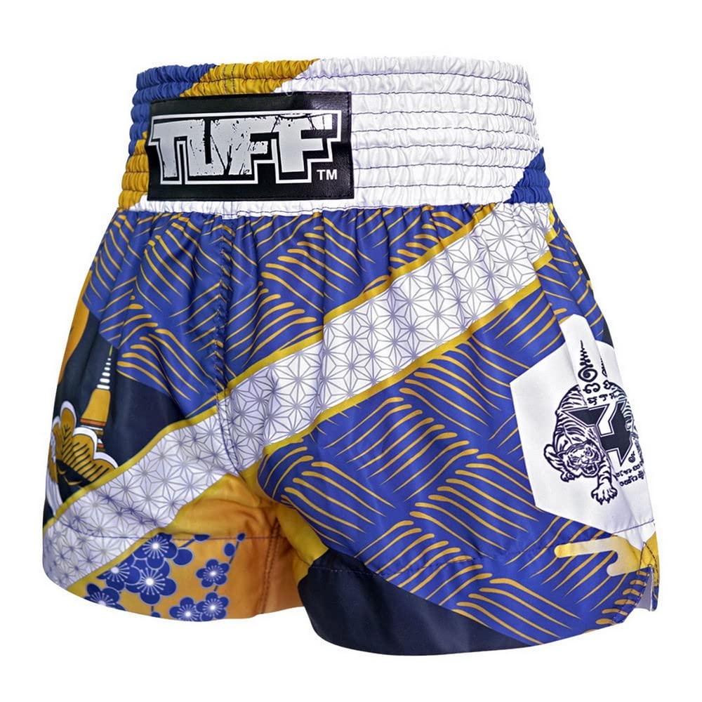 Premium Tuff Sport Muay Thai Shorts - Authentic Traditional Boxing Shorts for MMA, Kickboxing & Intense Workouts | Ideal for Training, Competition & Martial Arts Practice