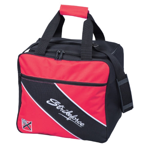 KR Strikeforce Fast Single Tote Red - Premium 1 Bowling Ball Carrying Bag for Easy Transport | Perfect for League Play & Tournament Travel