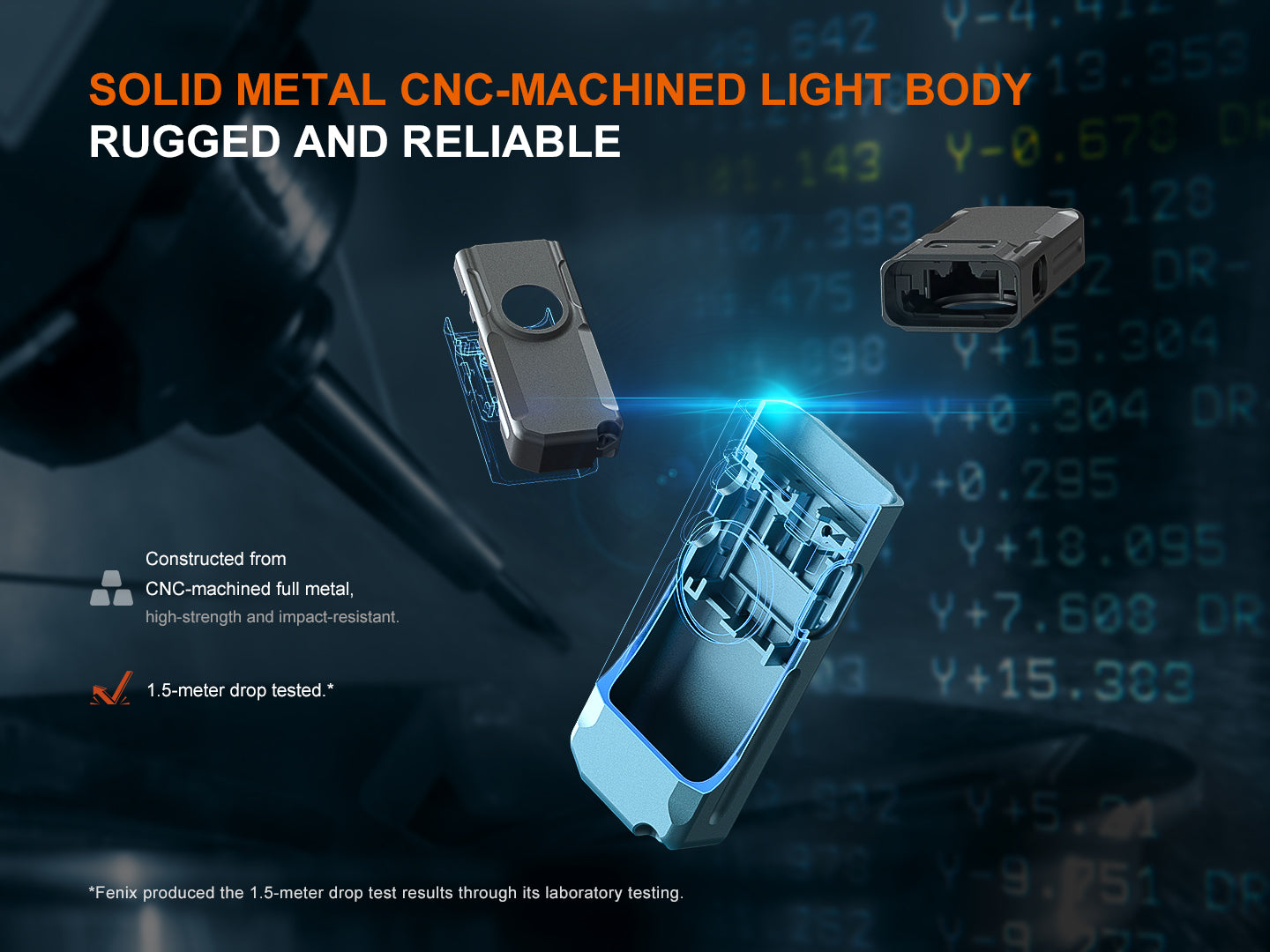 Fenix E06R Keychain Flashlight - Compact, Rechargeable with White, UV, and Red Laser Lights - Perfect for Outdoor, Emergency, and Everyday Carry (EDC)