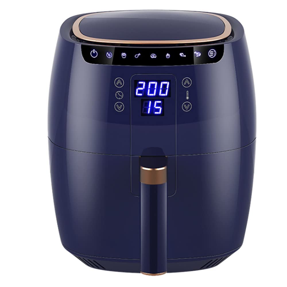 1500W Digital Air Fryer with Adjustable Temperature & Timer - Oil Free, Low Fat Cooking for Healthy Meals - Perfect for Frying, Baking, Roasting & Reheating Food
