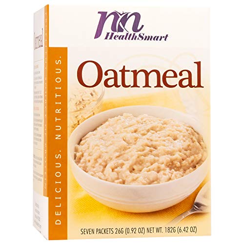 HealthSmart High Protein Instant Oatmeal - 14g Protein, Low Calorie Low Carb Keto Diet Friendly - Sugar Free & Fat Free Breakfast Mix (7 Pack) - Perfect for Weight Loss, Muscle Recovery & Busy Mornings