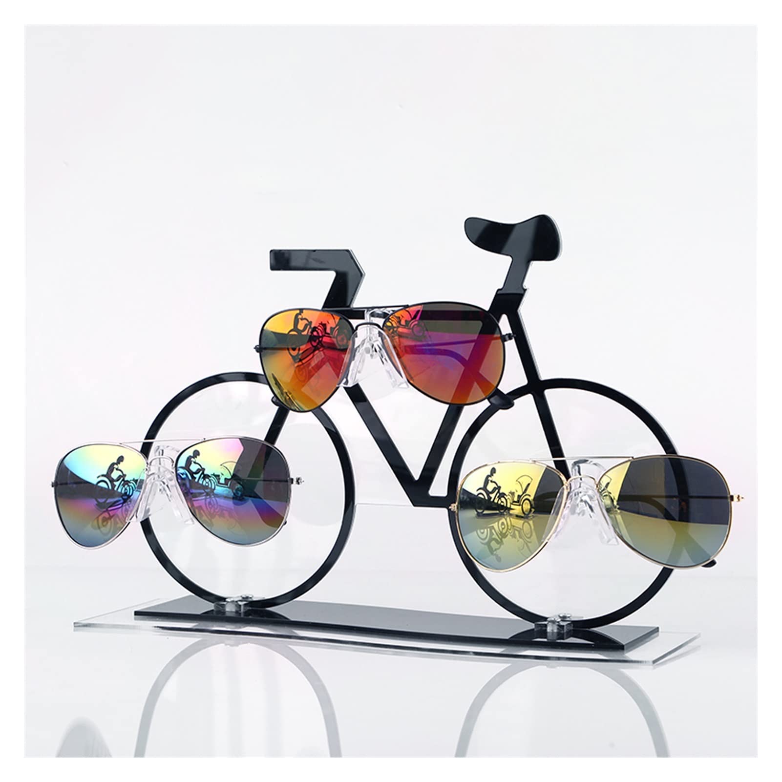 TOMYEUS Glasses Stand - Eyewear Display Holder for Sunglasses & Reading Glasses - Durable Sunglass Rack & Bracket for Retail Stores, Boutiques, and Home Organization (Color: 1) - Perfect for Store Displays, Countertops, and Closet Organization