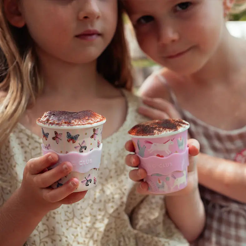 Purple Unicorn Babyccino Cup 120ml - Cute Toddler Sippy Cup for Hot & Cold Drinks - Perfect for Daycare, Travel & Home Use