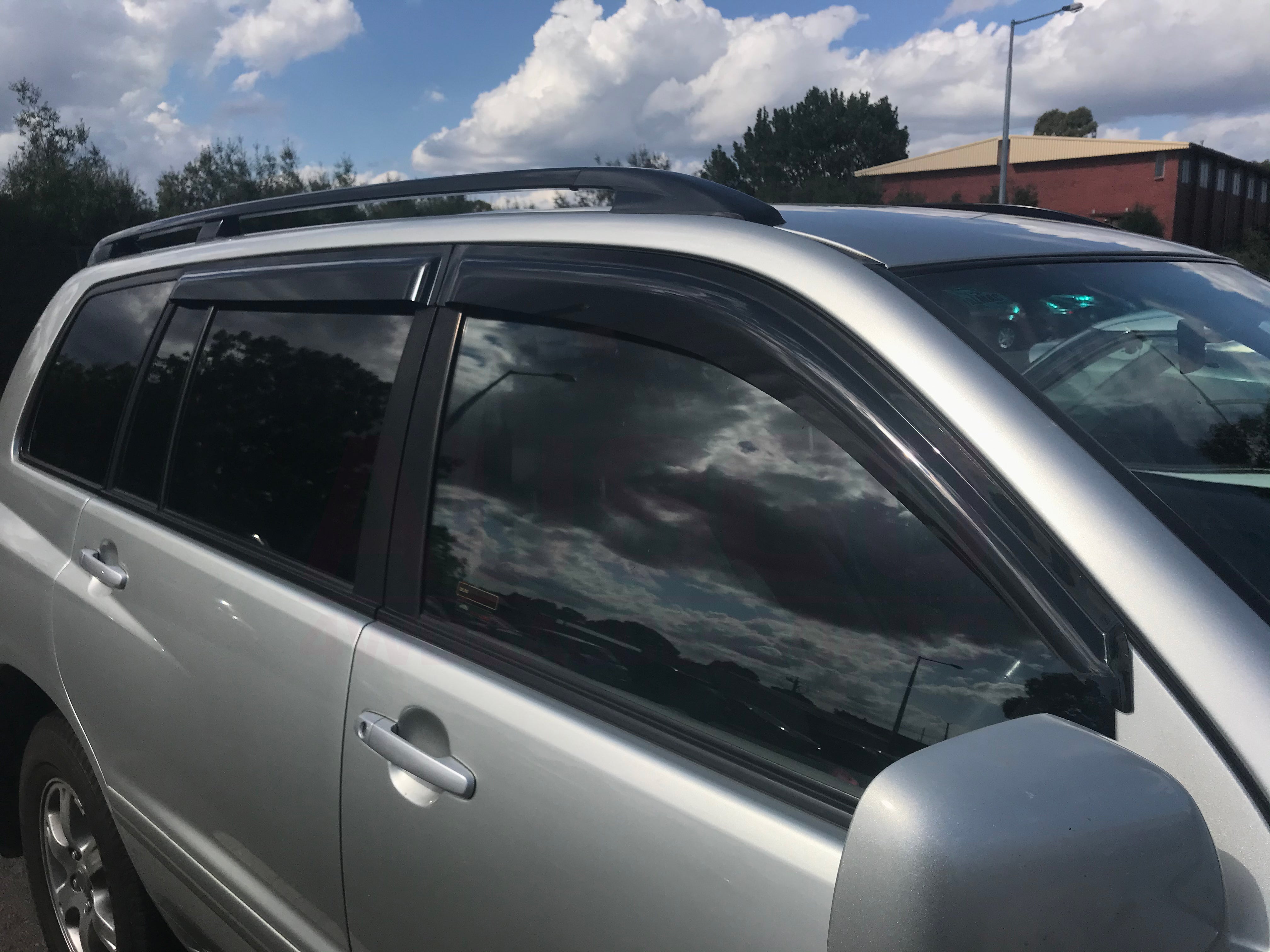 Toyota Kluger Weather Shields 2003-2007 - Durable Car Window Rain Guards for All-Weather Protection - Perfect for Rainy Days & Outdoor Adventures