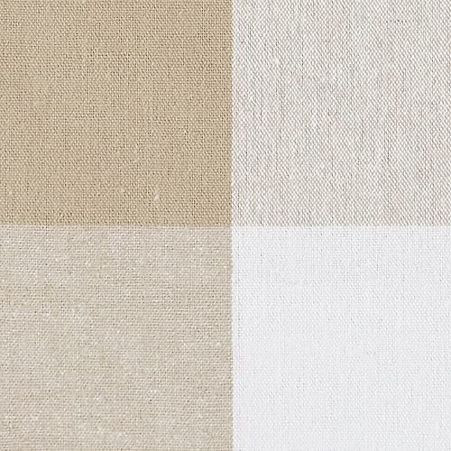 Plaids Beige&white