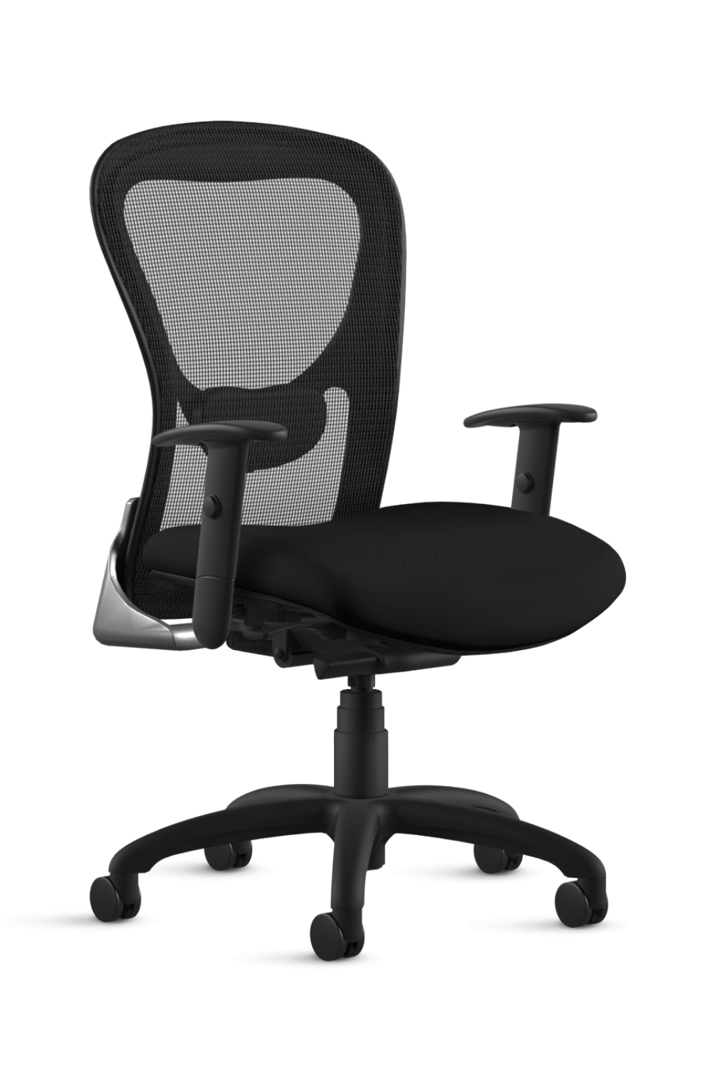9 to 5 STRATA Mid Back Task Chair (1560) - Ergonomic Office Chair for Home & Work, Adjustable Height & Lumbar Support - Perfect for Desk Work, Gaming & Study