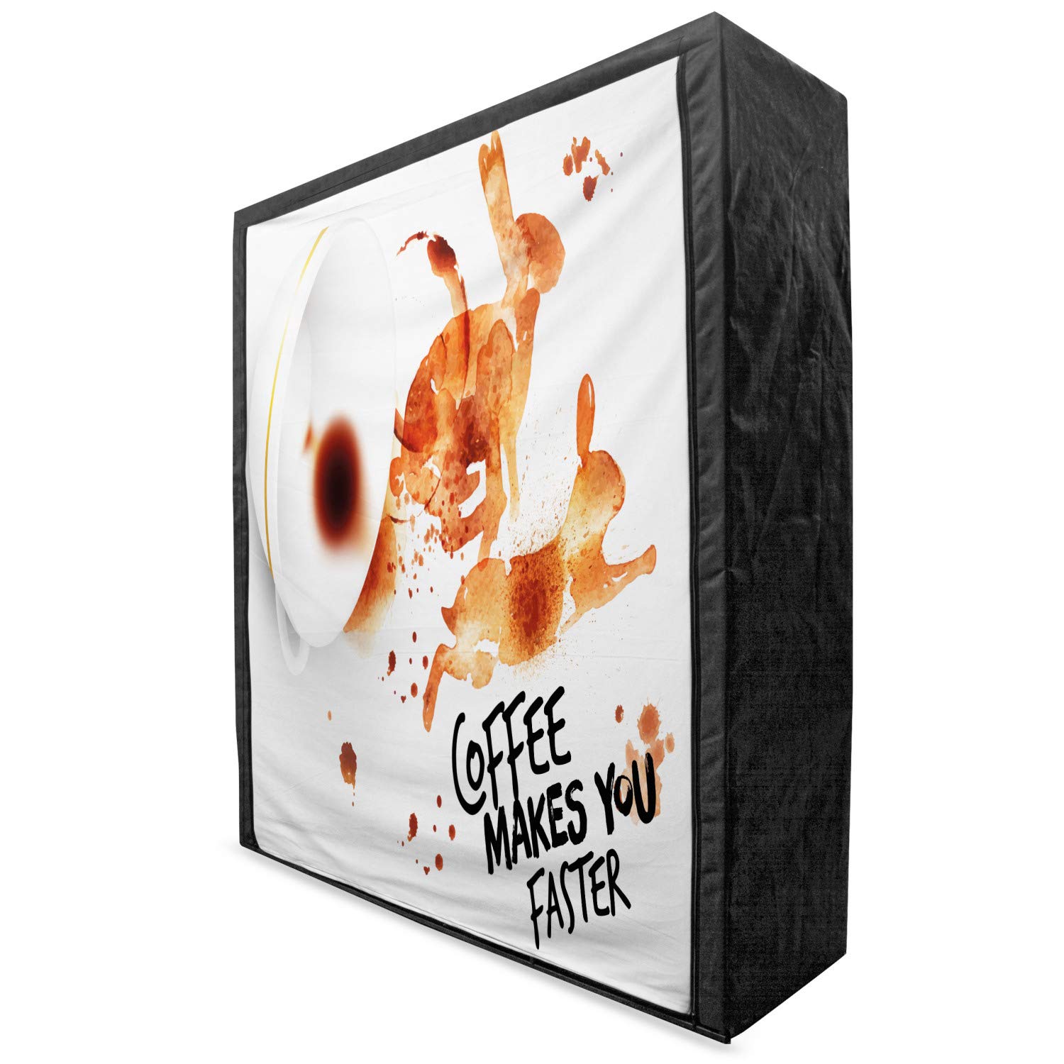 Ambesonne Coffee Art Fabric Wardrobe - 59